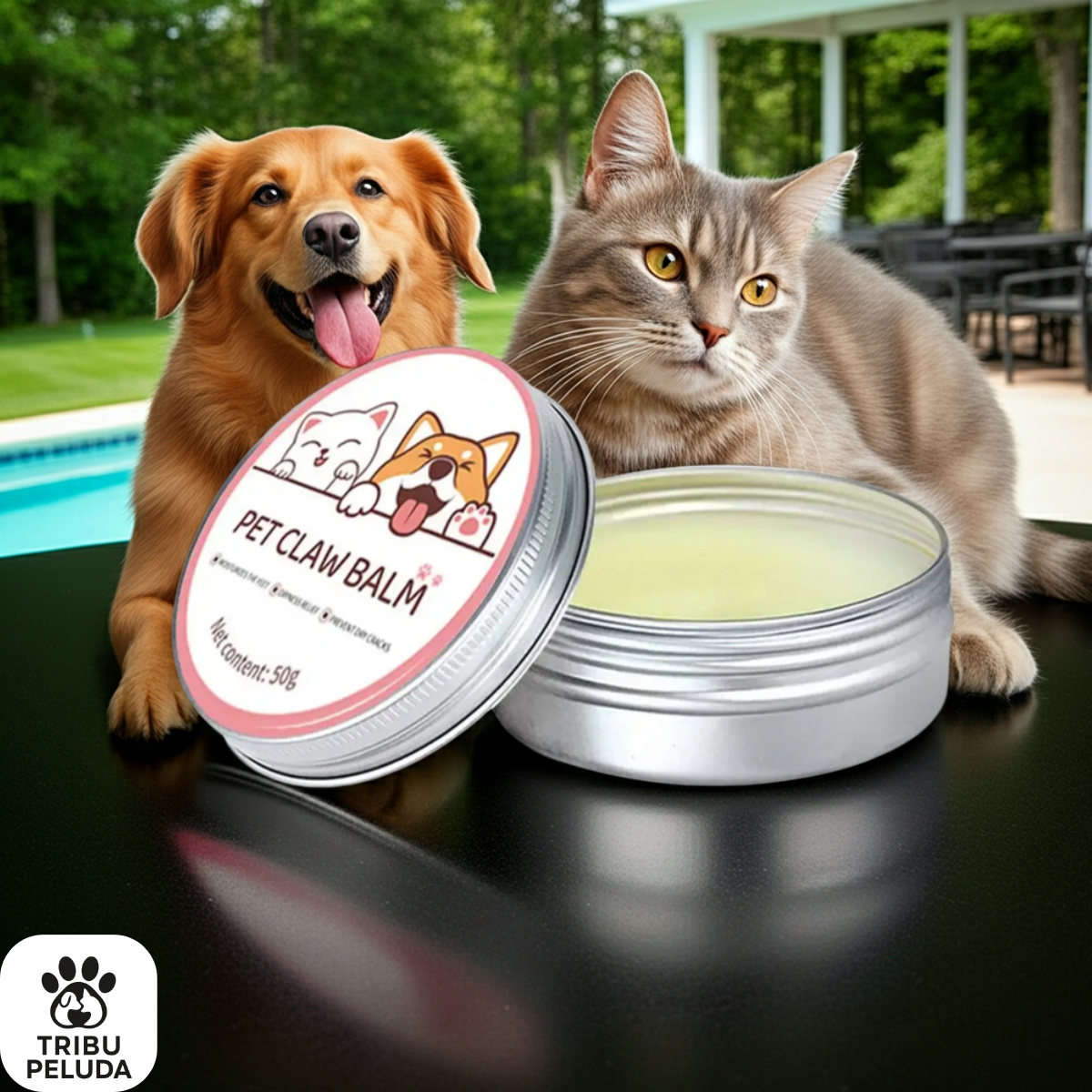 Bálsamo Hidratante para Patas y Nariz de Perros y Gatos | Protector Natural – Tribu Peluda