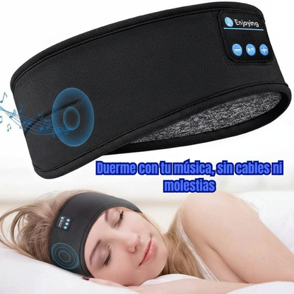 Auriculares Bluetooth con Diadema Elástica | Ideal para Deportes y Sueño