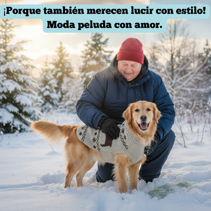 Suéter de Punto Cálido para Perros y Gatos | Ropa de Invierno Suave y Elegante – Tribu Peluda
