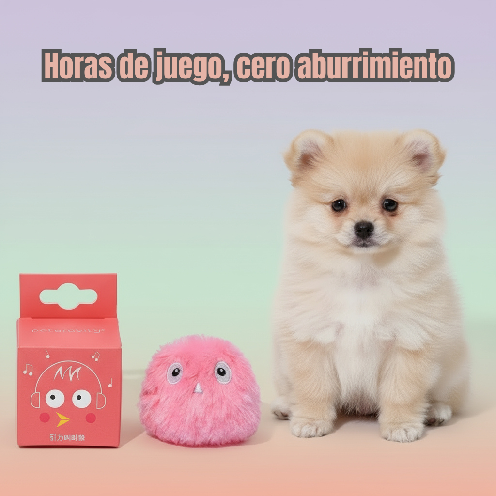 Pelota Interactiva Eléctrica para Gatos y Perros | Juguete con Sonido y Catnip – Tribu Peluda