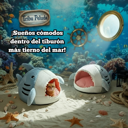 Cama de Lujo en Forma de Tiburón | Comodidad y Estilo para tu Mascota