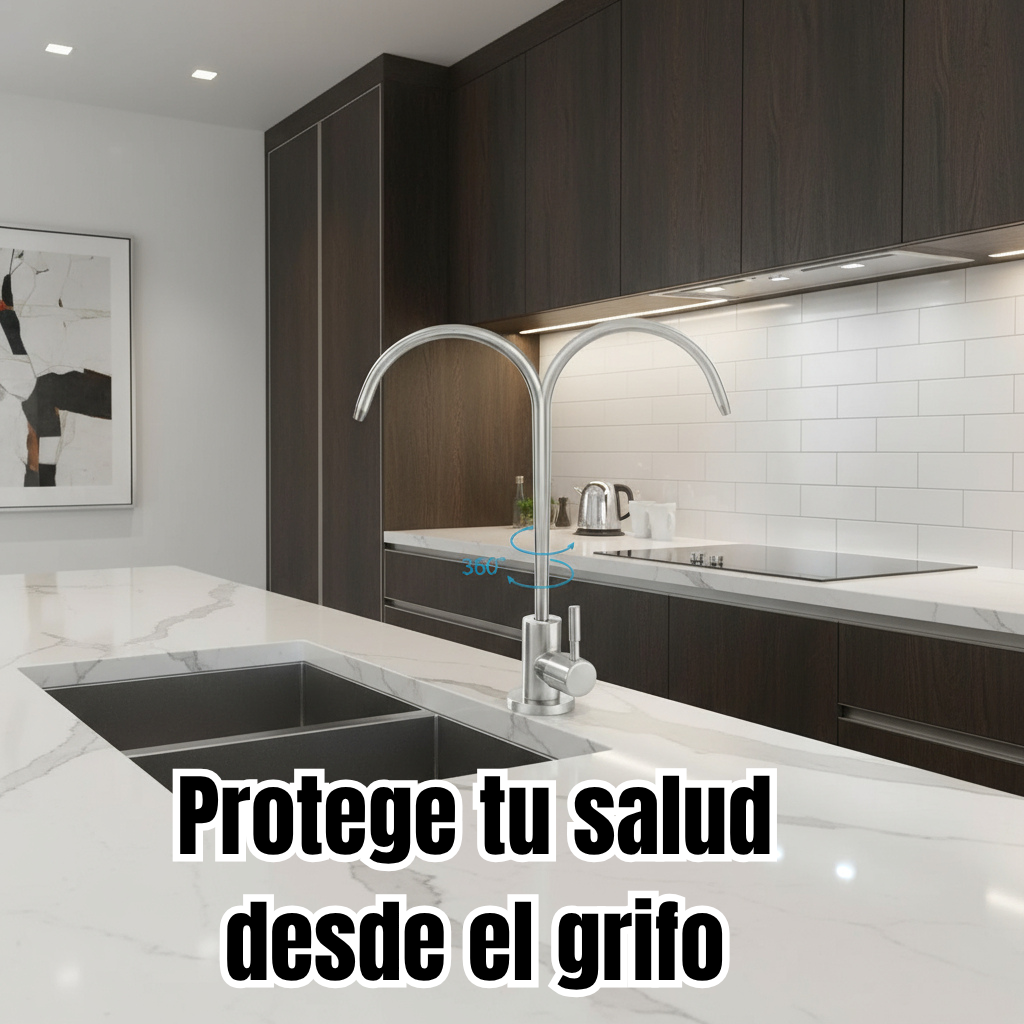 Grifo Purificador de Agua con Filtrado de Plomo | Ideal para Ósmosis Inversa en Cocina