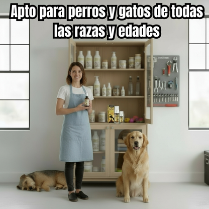 Spray Calmante para la Piel de Perros y Gatos | Antipulgas Natural y Reparador – Tribu Peluda