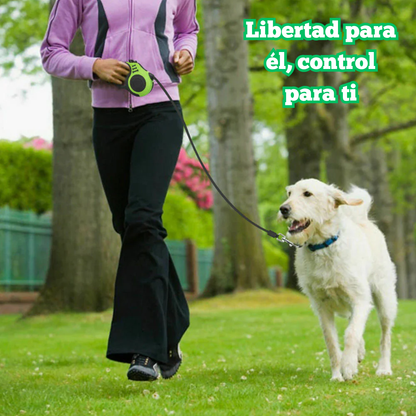 Correa Retráctil Automática para Perros | Control, Comodidad y Seguridad en Cada Paseo