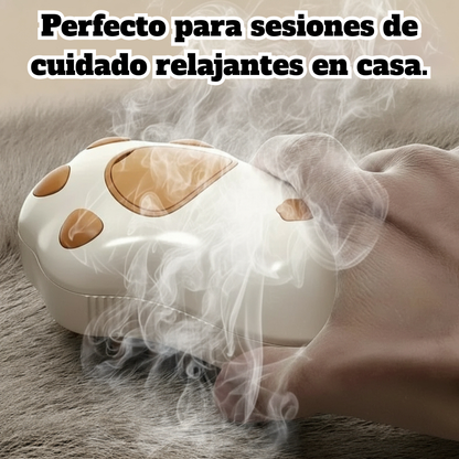 Cepillo de Vapor Eléctrico 3 en 1 | Limpieza, Masaje y Spray para Mascotas
