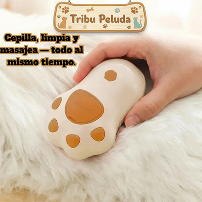 Cepillo de Vapor Eléctrico 3 en 1 | Limpieza, Masaje y Spray para Mascotas