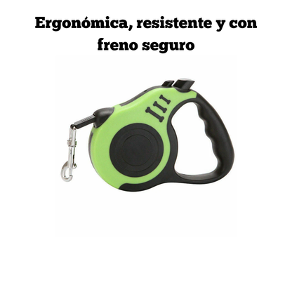 Correa Retráctil Automática para Perros | Control, Comodidad y Seguridad en Cada Paseo