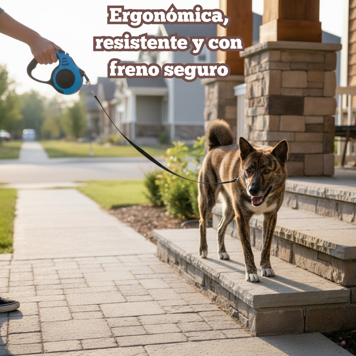 Correa Retráctil Automática para Perros | Control, Comodidad y Seguridad en Cada Paseo